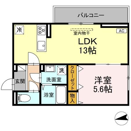 ベルディールの区画図