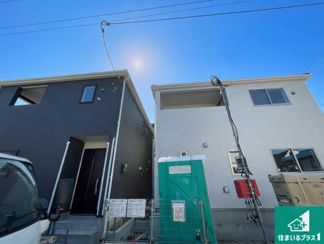 亀岡市大井町小金岐　第2期　新築一戸建ての外観|現在建築中！落ち着いた街並みで新生活を始めることが出来そう！周辺の物件も併せてご紹介させて頂きます！