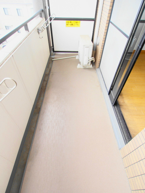 緑邑館のバルコニー