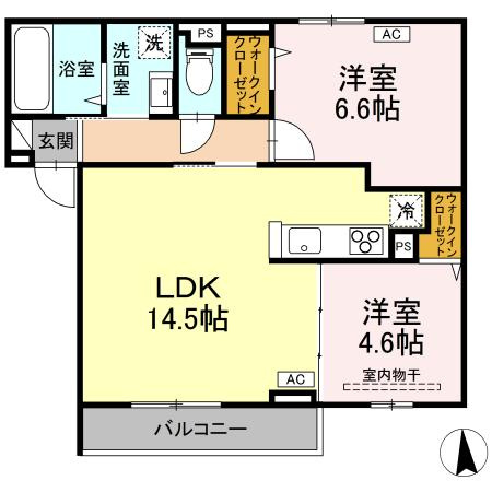 RESUA向中野　A棟の間取り
