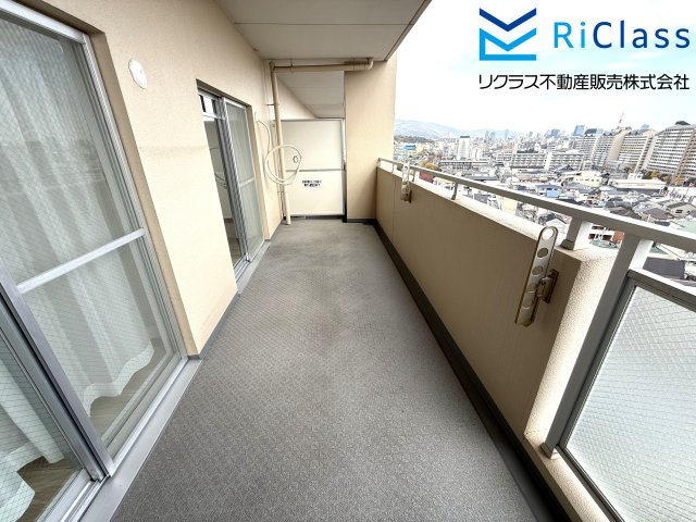 カサベラセントラルプラザ長田のバルコニー