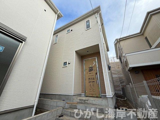 茅ヶ崎市南湖２丁目　新築戸建の外観|12月19日撮影　建築中　現地外観