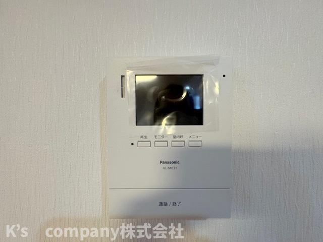 茅ヶ崎市浜竹3丁目　新築戸建　2号棟の防犯設備|訪問者の顔が見えて安心です♪
