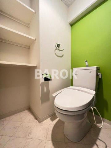 福岡市東区東浜１丁目の賃貸マンションのトイレ