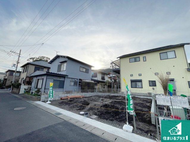 亀岡市大井町小金岐　第2期　新築一戸建ての外観|現在建築中！落ち着いた街並みで新生活を始めることが出来そう！周辺の物件も併せてご紹介させて頂きます！
