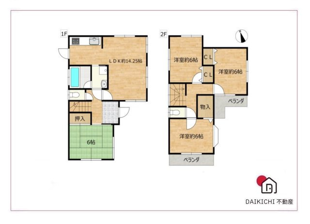 【間取り】 | 本庄市東台3丁目　中古戸建