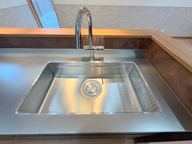 茅ヶ崎市浜竹3丁目　新築戸建　3号棟のキッチン|キッチンシンク◇◇