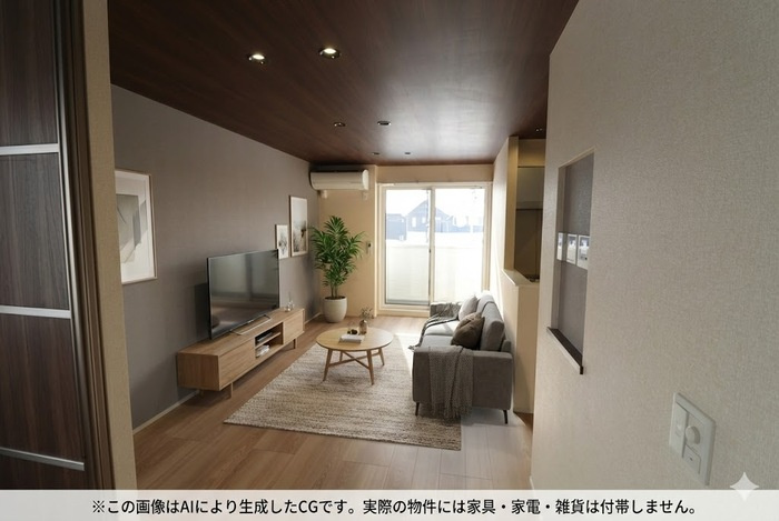 RESUA向中野　B棟の居間・リビング