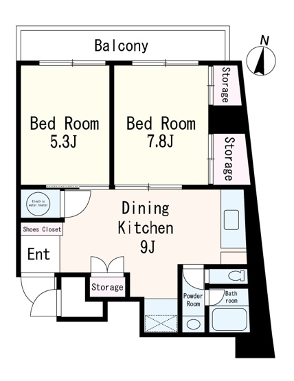 【間取り】 | パレドール日本橋