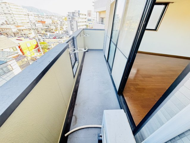 WIN二日市のバルコニー