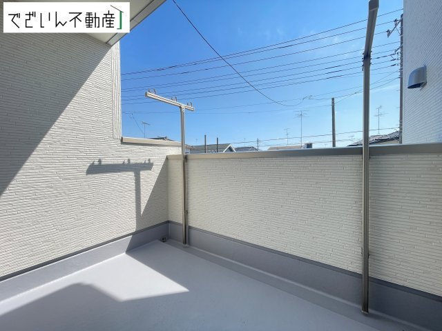 【バルコニー】 | Livele Garden.S鴻巣市鎌塚　新築住宅 | 現地(2026年4月撮影)