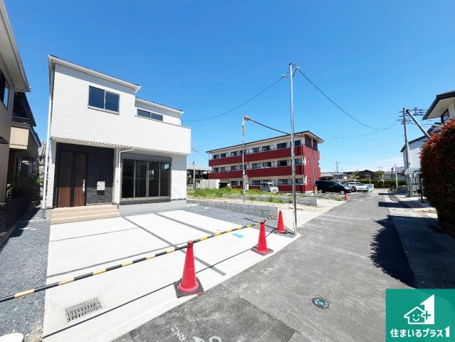 ★29(土)30(日)現地見学可能！★草津市川原　限定1邸の前面道路含む現地写真|車通りの少ない前面道路！お子様がいらっしゃるご家族でも安心！