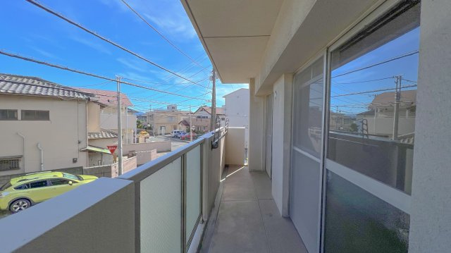 シティパル山王台のバルコニー