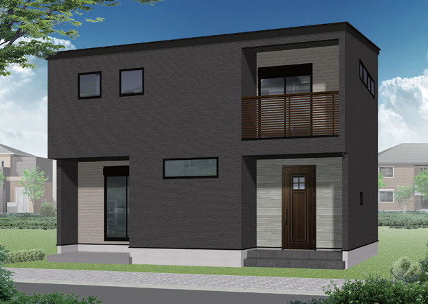 神戸市西区池上４丁目新築戸建の外観パース|イメージ図。実際の仕様、外観等異なる場合があります。