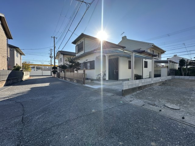 神戸市西区池上４丁目新築戸建の前面道路含む現地写真