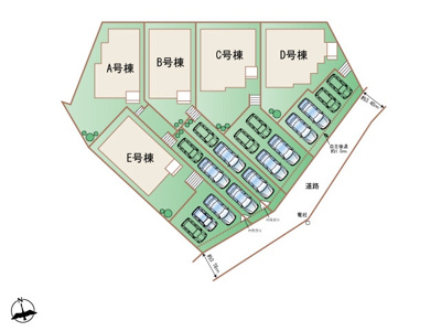 【区画図】 | 八重瀬町具志頭（全5棟）ラストA号棟 | A号棟　