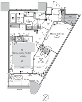 【間取り】 | パークタワー勝どきサウス