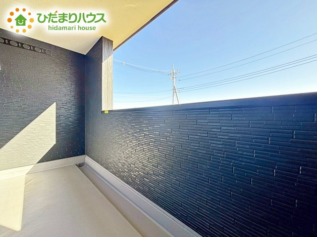 【バルコニー】 | 石岡市鹿の子2期　新築戸建 | 人気が高いインナーバルコニーを採用♪天候を気にせず洗濯物を干せ、紫外線も気にせずに済みます(*^^)v
