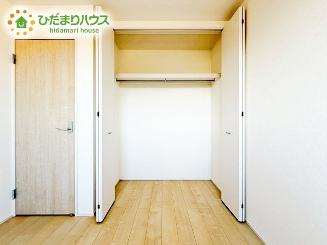 【収納】 | 石岡市鹿の子2期　新築戸建 | 全室にクローゼットが付いていて、お部屋の住空間もスッキリ広々つかえそうです(^^)/