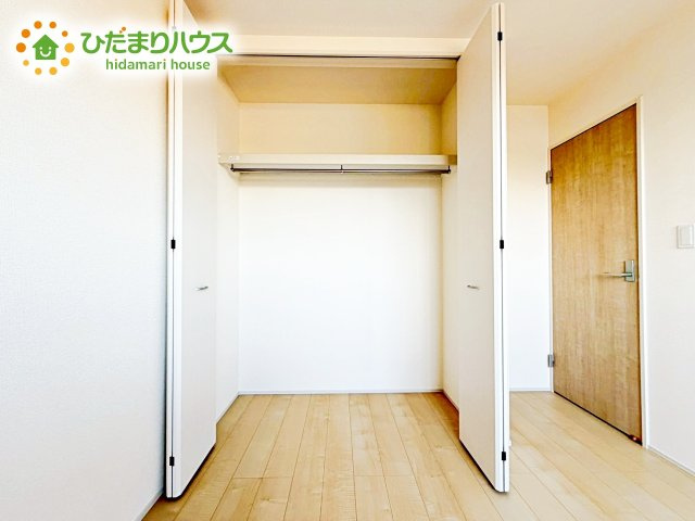 【収納】 | 石岡市鹿の子2期　新築戸建 | クローゼットタイプの収納は荷物がどこにあるかすぐに見つかります！