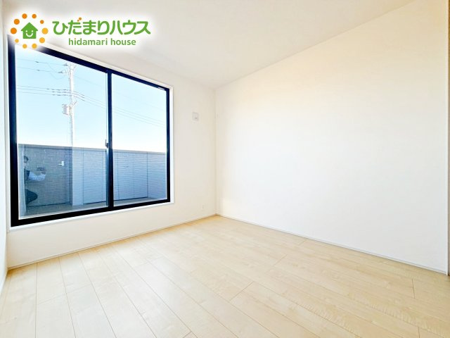 【洋室】 | 石岡市鹿の子2期　新築戸建 | 白を基調とした開放感あふれるルームデザイン(^^)/