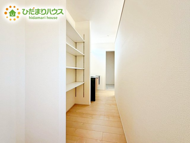 【収納】 | 石岡市鹿の子2期　新築戸建 | パントリー完備で散らかりがちなキッチン回りもラクラクお片付けできちゃいます！(*^-^*)