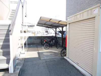 【その他共用部分】 | パナハイツやまぐち A棟 | 駐輪場
