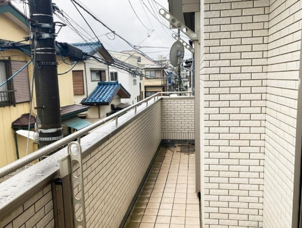 富士見台戸建貸家のバルコニー