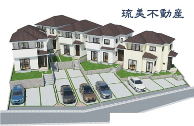 【外観パース】 | 八重瀬町具志頭（全5棟）B号棟 | 外観パースです