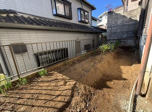【中古】入間郡越生町如意中古住宅の庭