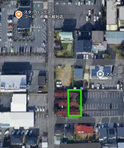 前橋市元総社町Ｂ４区画の周辺