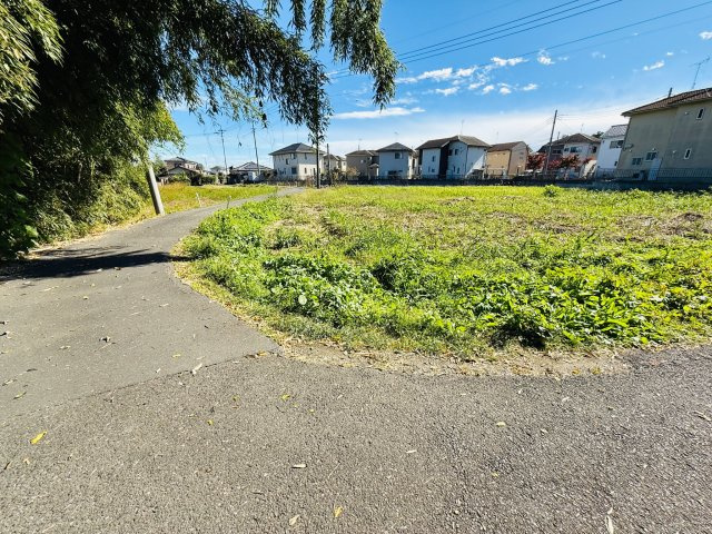 東松山市市ノ川　土地119坪の前面道路含む現地写真|道路