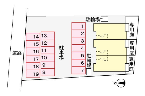 コンフォートの駐車場