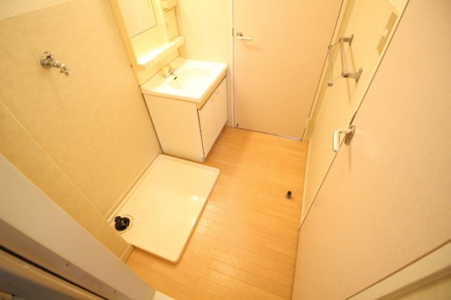 ディアスリバーサイドC棟の洗面所