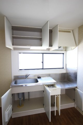 ディアスリバーサイドC棟のキッチン