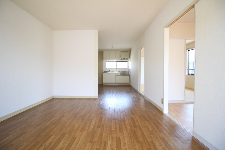 ディアスリバーサイドC棟の居間・リビング