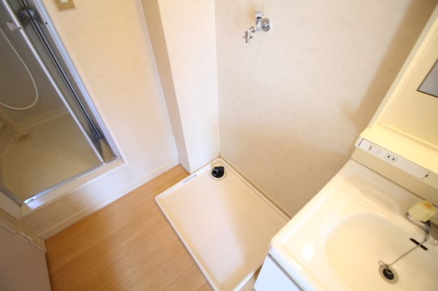 ディアスリバーサイドC棟の洗面所