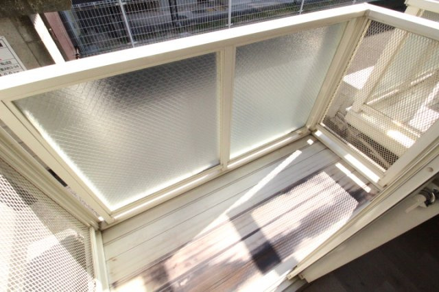 メゾンニューライフＡ棟のバルコニー