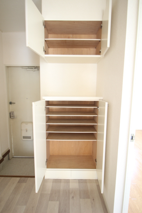 メゾンニューライフＡ棟の玄関