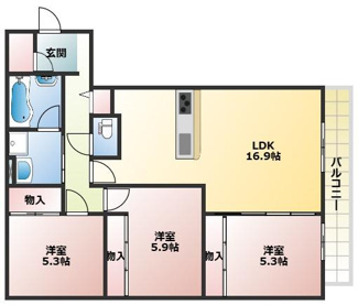 【間取り】 | ラルーシュ