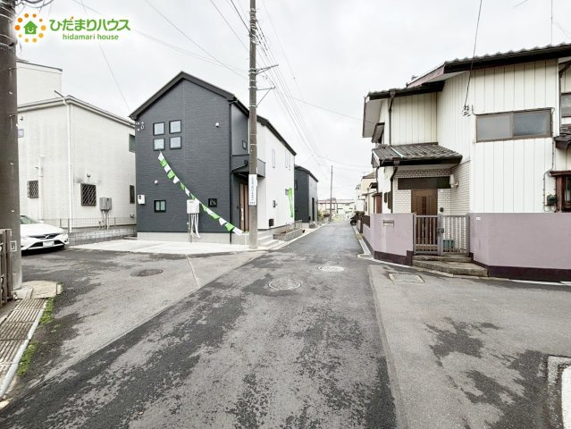 野田市山崎9期　新築戸建　1号棟の前面道路含む現地写真|完成いたしました(^^)/是非お問い合わせ下さい♪