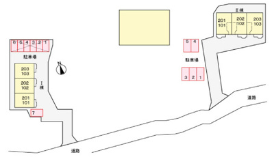 【駐車場】 | エーデルⅡ | 駐車場