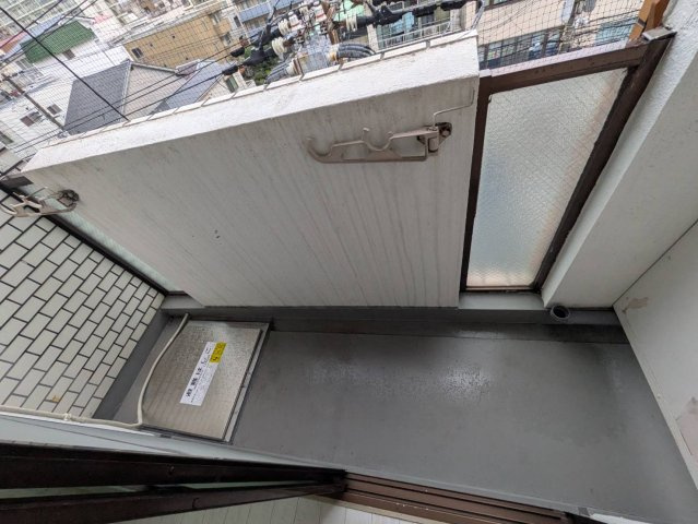 カツノハイツのバルコニー