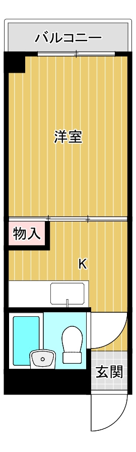 カツノハイツの間取り