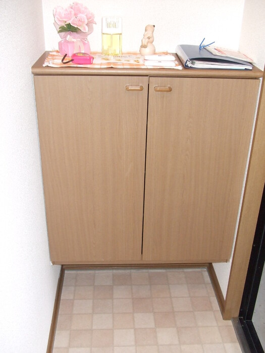 ベルデュール　A棟の玄関