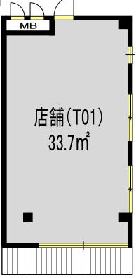 西東京市田無町３丁目の店舗事務所の間取り