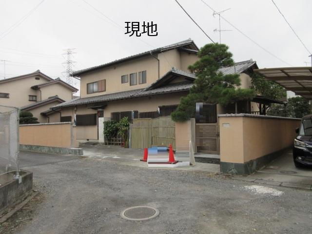 中古戸建　熊谷市新堀155-7（リフォーム住宅）の前面道路含む現地写真