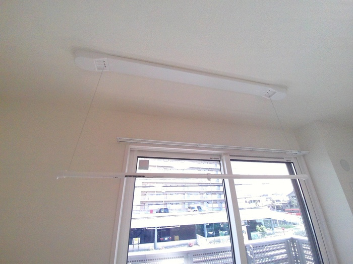 リヴェール東中島の設備|室内物干しです