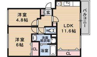 【間取り】 | シャイニング弐番館