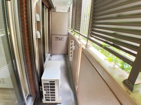 桜坂第３ハイツのバルコニー